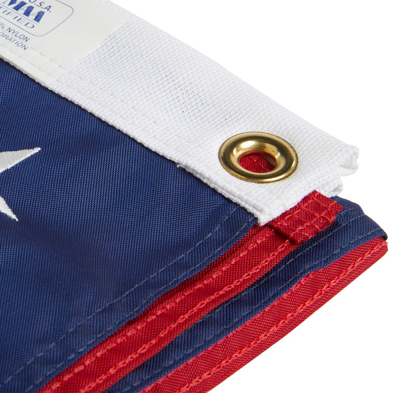 Classic Rope Flagpole kit Bundle with Solar Light & Flash Collar