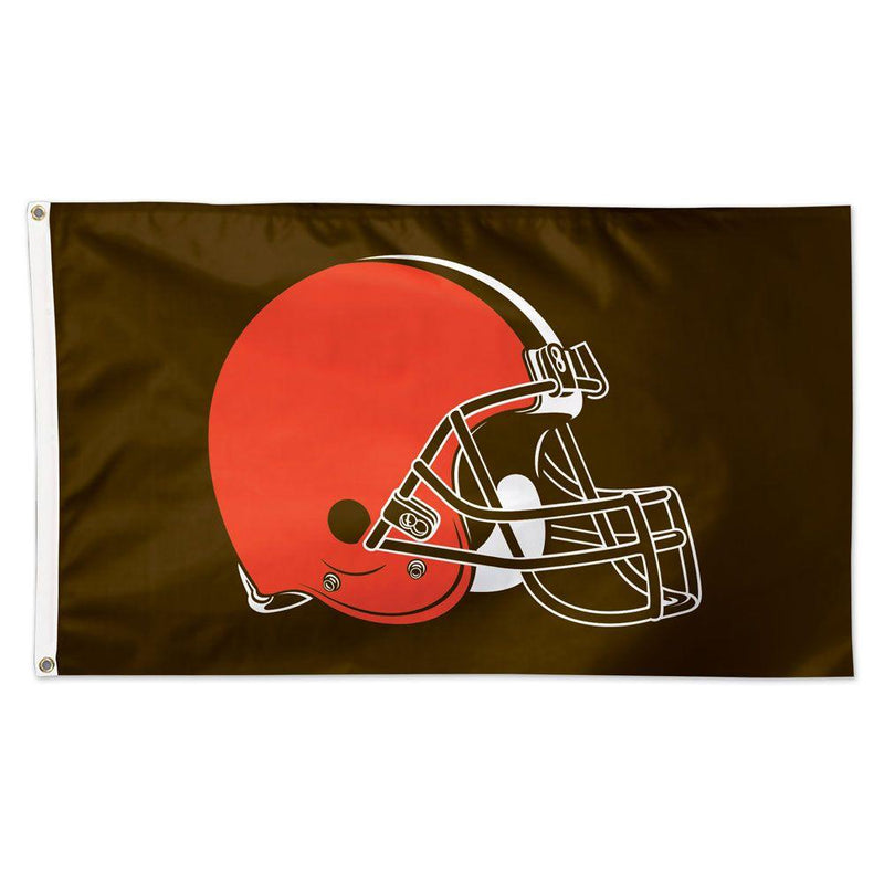 Cleveland Browns Brown Blackground Flag