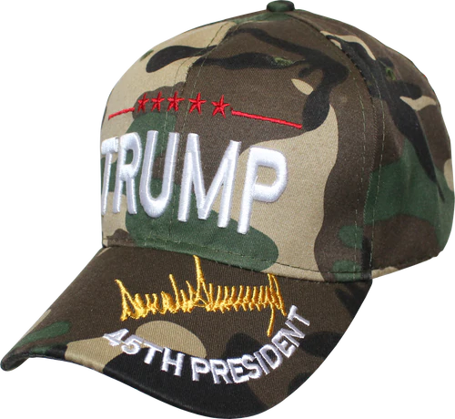 Trump Camo Adjustable back cap