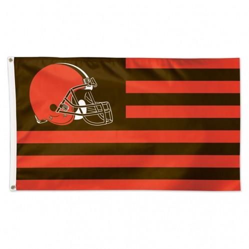 Cleveland Browns Patriotic Flag