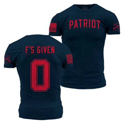 Men's Patriotic Zero F’s Given Shirt