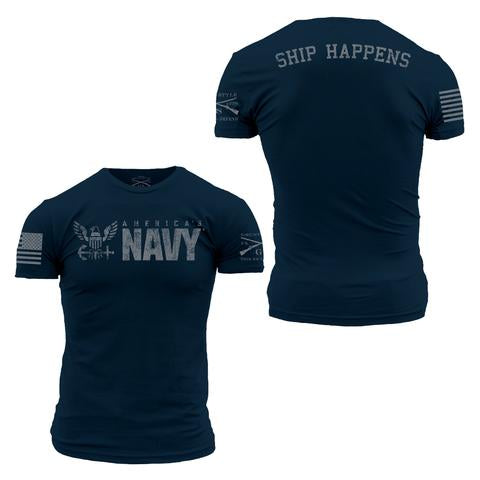 USN Ship Happens T-Shirt