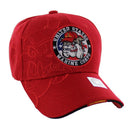 USMC Red Devil Dog Adjustable Hat