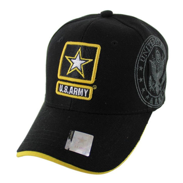 Black US Army Star Logo Hat