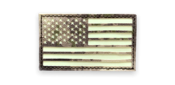 Glow In the Dark American Flag Patch