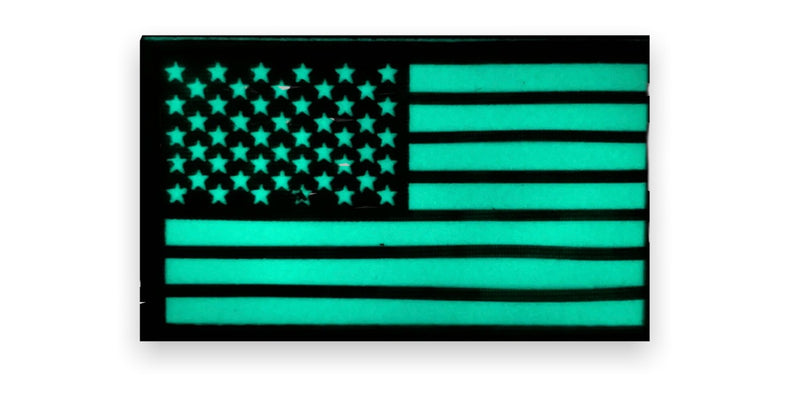 Glow In the Dark American Flag Patch