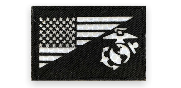 Laser Cut OD American Flag IR Patch - PatchOps
