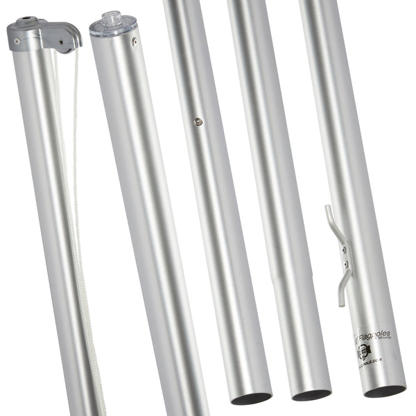 56" pole sections for ezpole sectional flagpoles