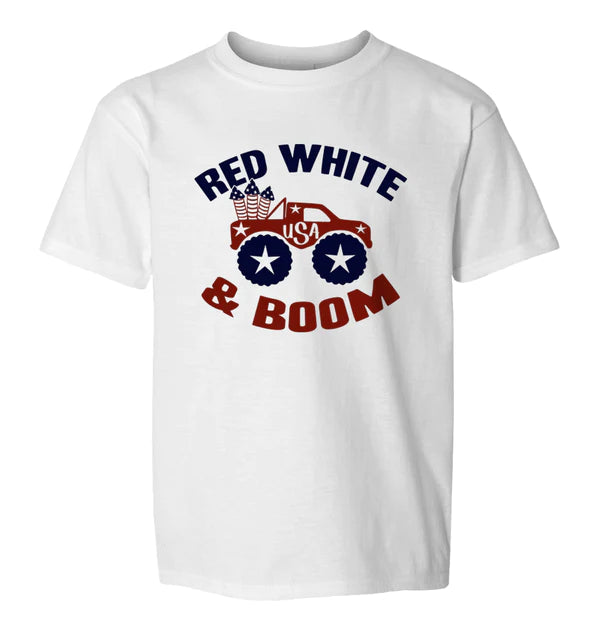 Red White And Boom (Kids) Tee