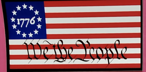 Betsy Ross 1776 We the People Bumper Sticker