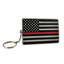 Thin Red Line Keychain