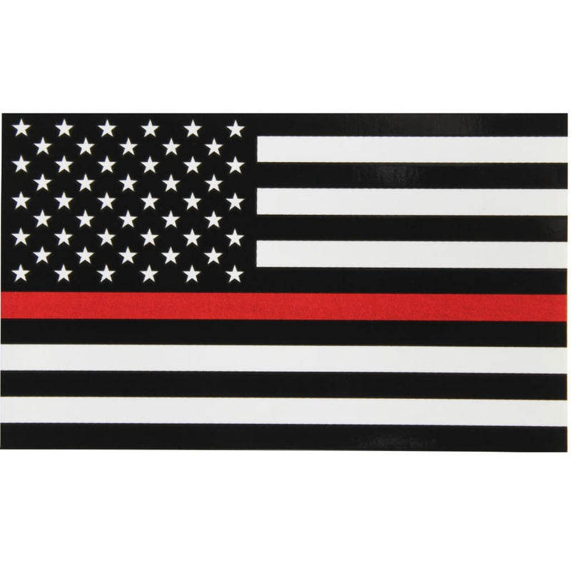 Thin Red Line US Flag Decal