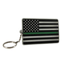 Thin Green Line Keychain