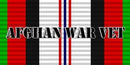 Afghan War Vet Sticker