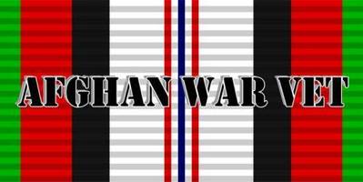 Afghan War Vet Sticker