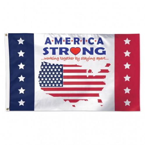 Patriotic America Strong Flag