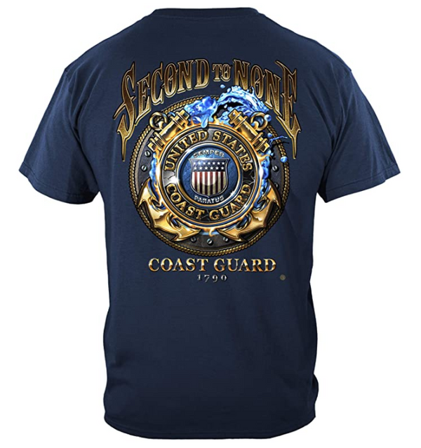 US Coast Guard Second to None T Shirt