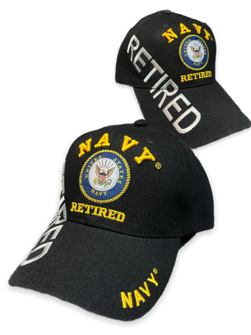 U.S. Navy Retired Hat (Black)