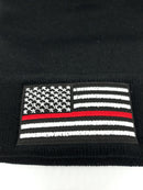 Thin Red Line American Flag Beanie