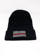 Thin Red Line American Flag Beanie