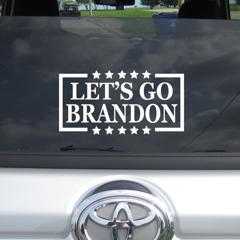 Let's GO Brandon Small Decal