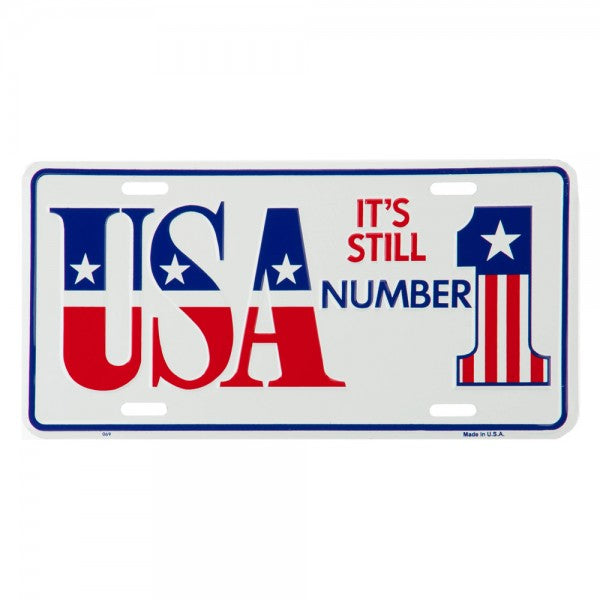 USA It’s Still Number 1 License Plate