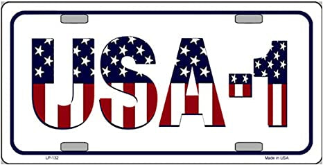 USA-1 License Plate