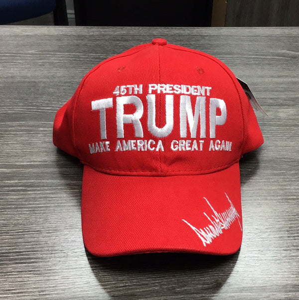 trump 45th president (signature) hat