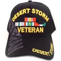 Desert Storm Veteran Hat w/ Embroidered Side