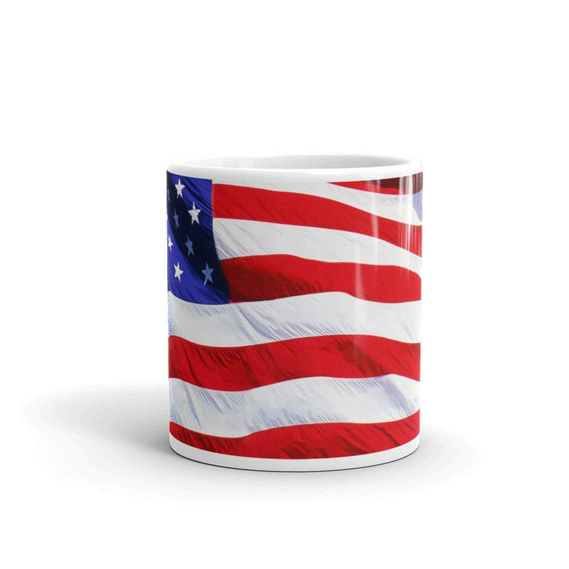 American Flag Coffee Mug - 11 oz